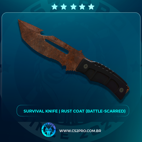 #1306 ★ Survival Knife | Rust Coat
